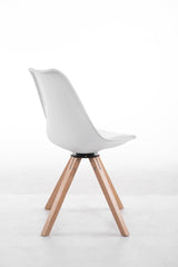 Besucherstuhl Troyes Drehbar Natura Square - wei�