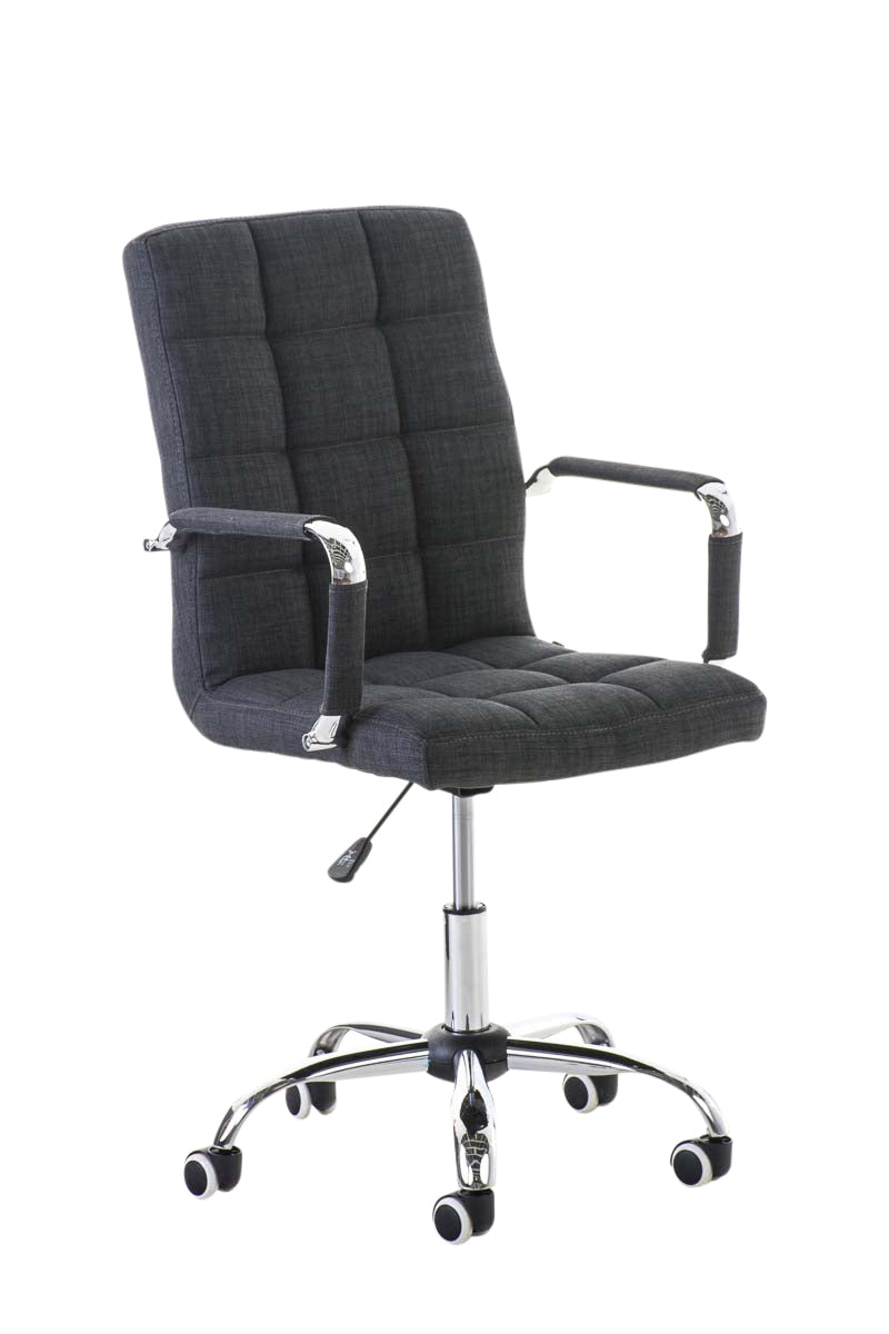 Bürostuhl Deli V2 Stoff - grau