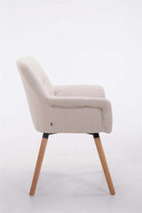 Besucherstuhl Cassidy Stoff natura - beige