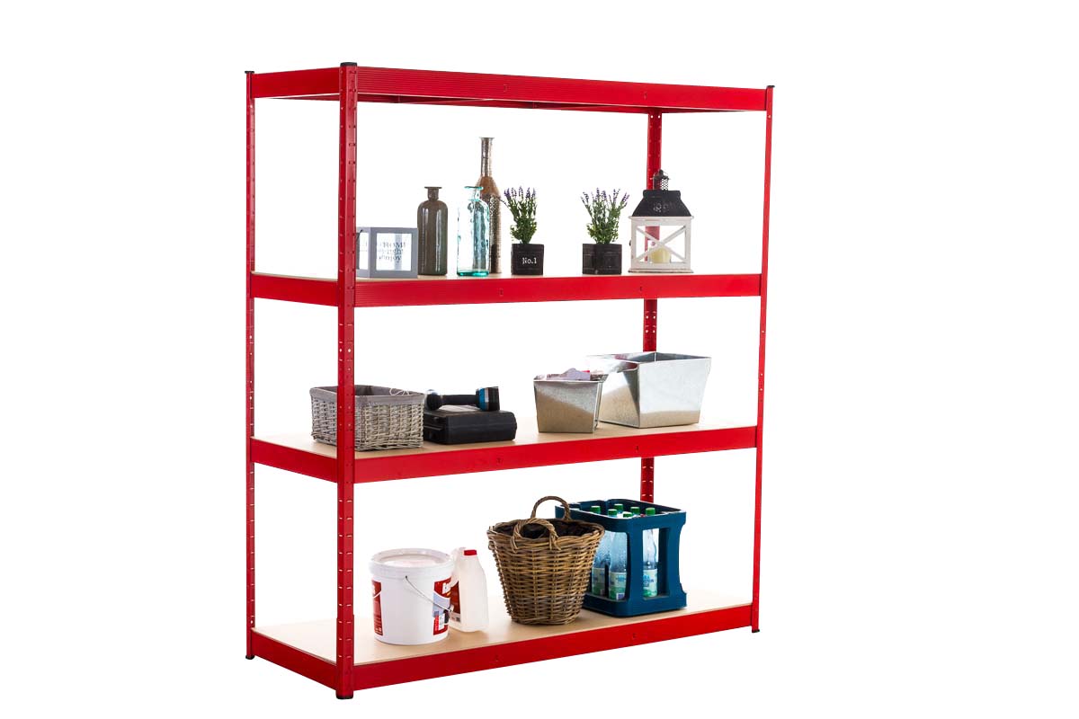 Steckregal 160x60x180 - rot