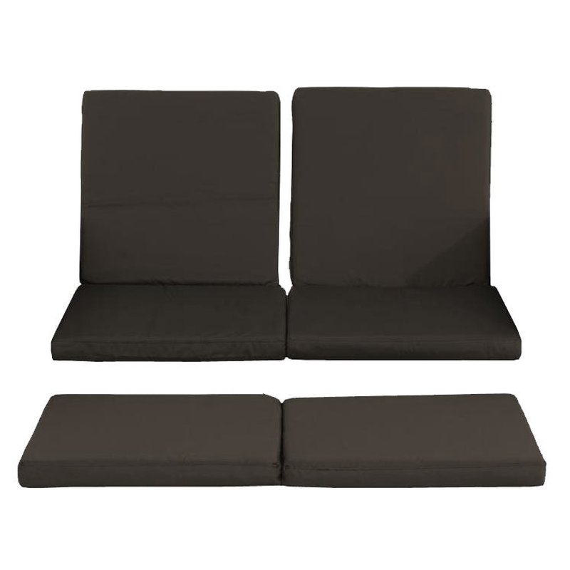 3er-Set Kissenbezüge Sofa Ancona - anthrazit by Dropshipping-Europe – Gartenmöbel