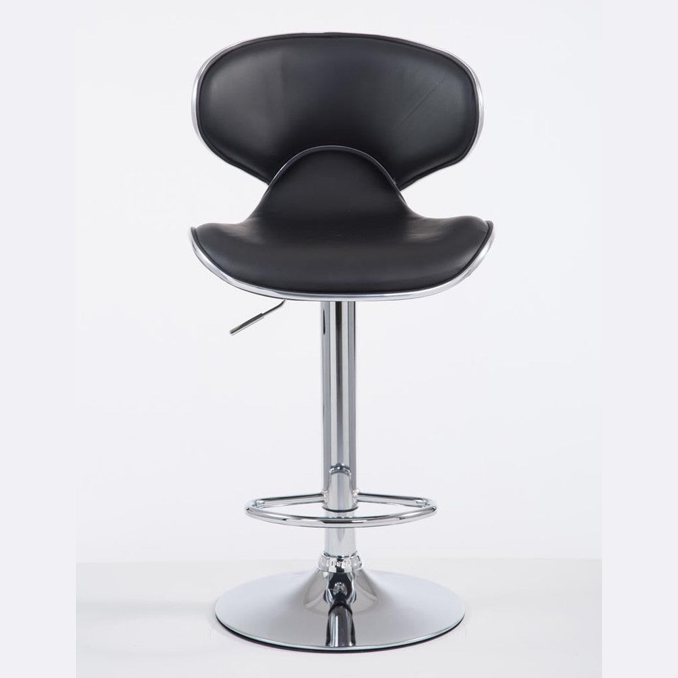 Barhocker Las Vegas V2 chrom - schwarz - InfinityMarket