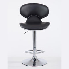 Barhocker Las Vegas V2 chrom - schwarz - InfinityMarket