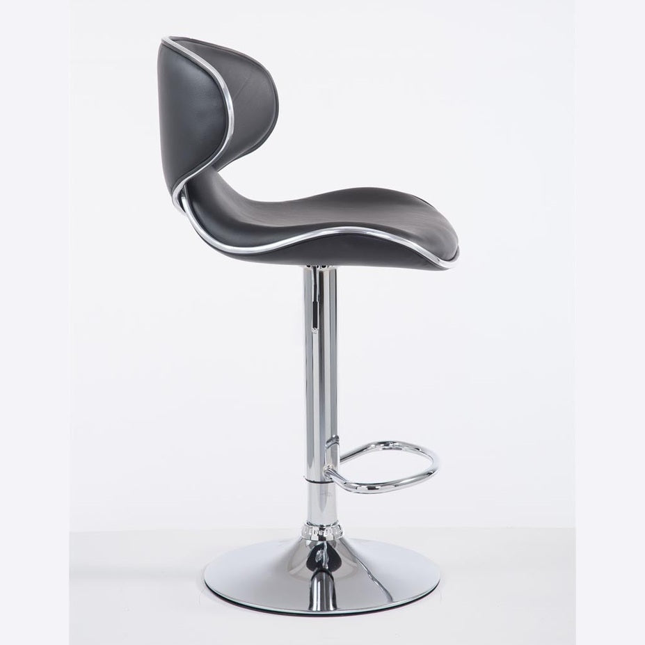 Barhocker Las Vegas V2 chrom - schwarz - InfinityMarket