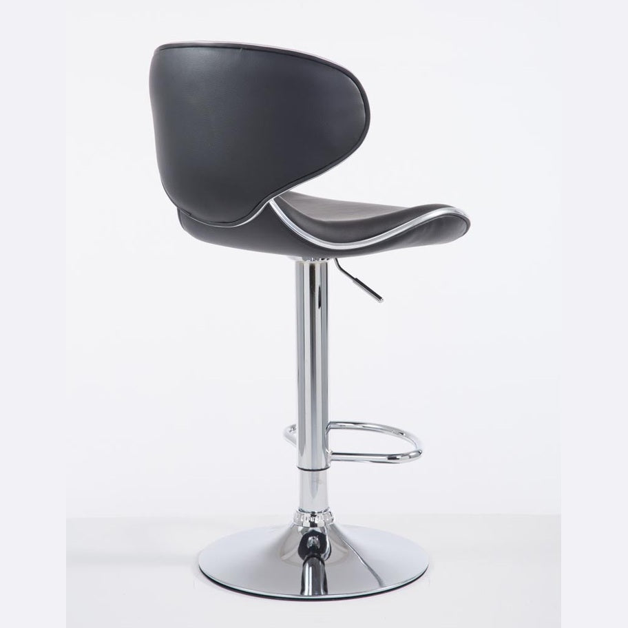 Barhocker Las Vegas V2 chrom - schwarz - InfinityMarket
