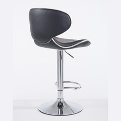 Barhocker Las Vegas V2 chrom - schwarz - InfinityMarket