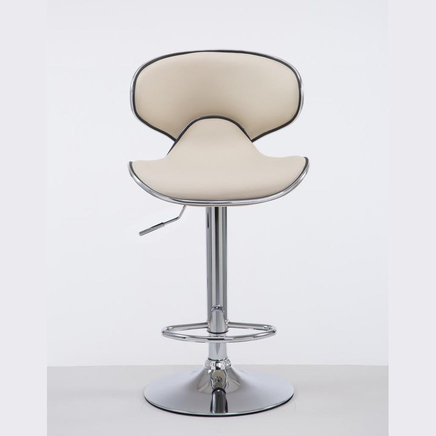 Barhocker Las Vegas V2 chrom - creme - InfinityMarket