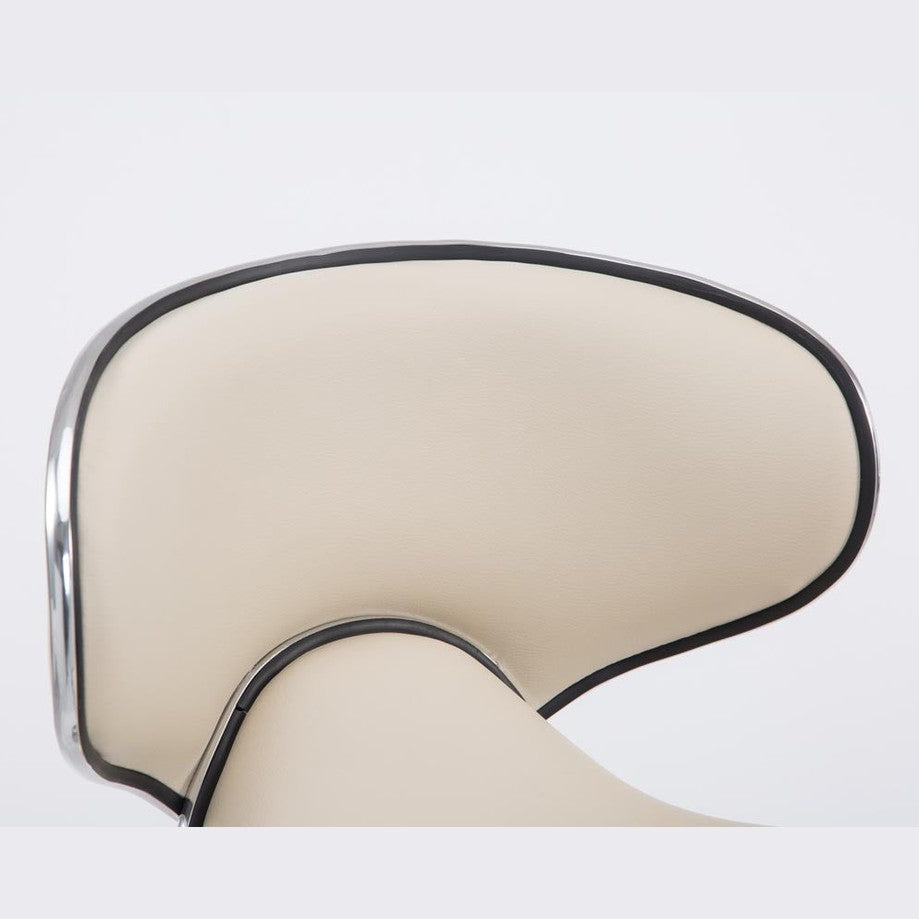 Barhocker Las Vegas V2 chrom - creme - InfinityMarket