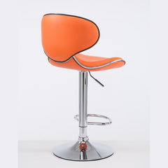 Barhocker Las Vegas V2 chrom - orange - InfinityMarket