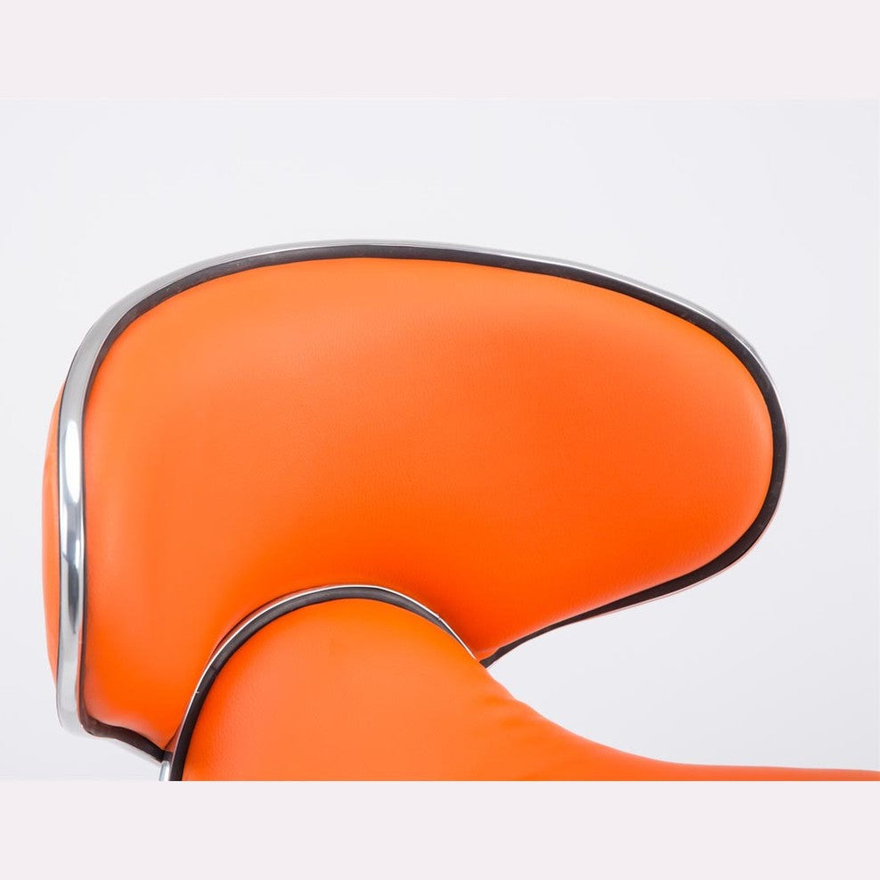 Barhocker Las Vegas V2 chrom - orange - InfinityMarket