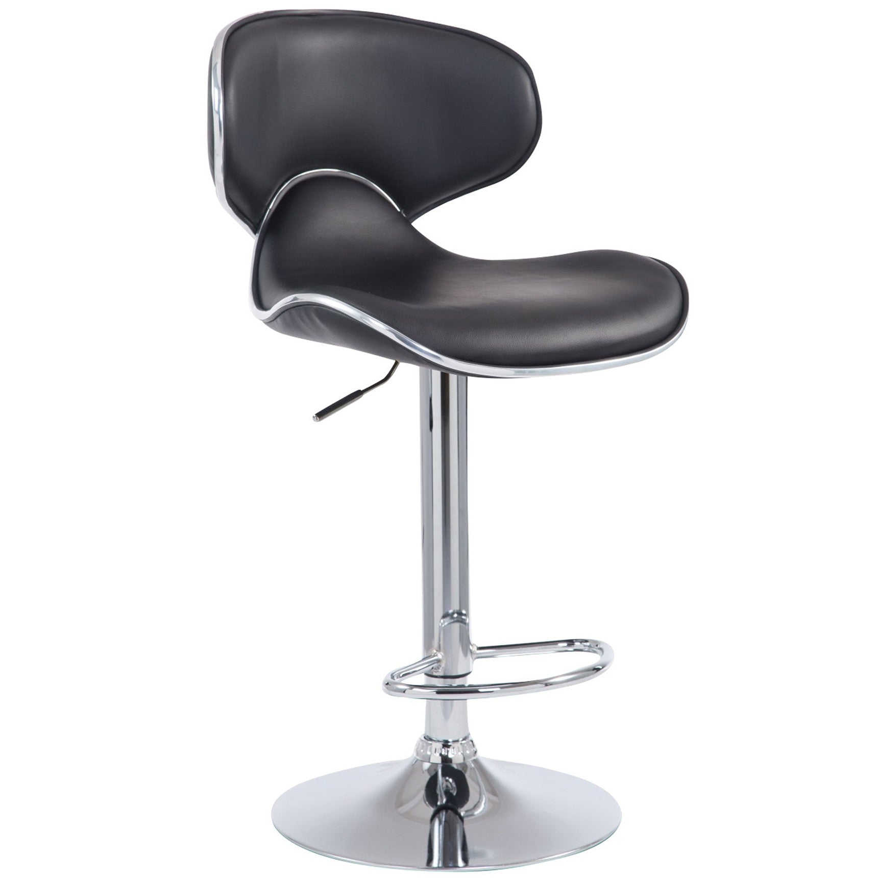 Barhocker Las Vegas V2 chrom - schwarz - InfinityMarket