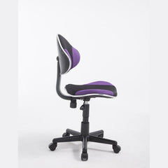 Arbeitshocker Bastian, schwarz - lila