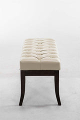 Sitzbank Ramses Kunstleder antik-dunkel 100 - creme