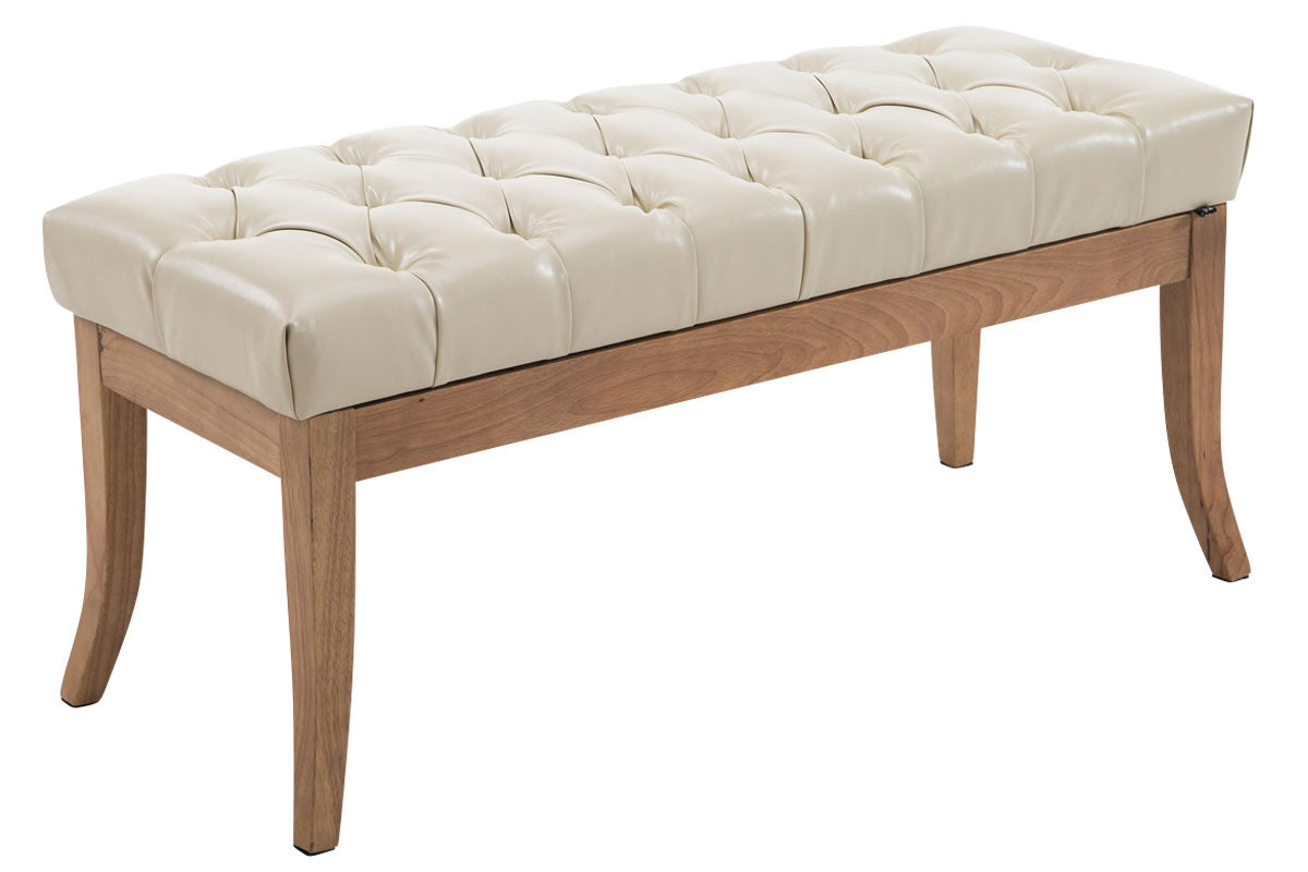 Sitzbank Ramses Kunstleder antik-hell 100 - creme