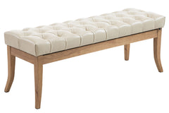 Sitzbank Ramses Kunstleder antik-hell 120 - creme