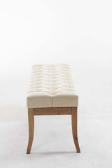 Sitzbank Ramses Kunstleder antik-hell 120 - creme