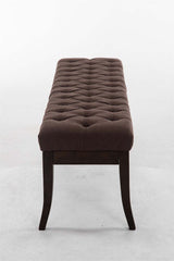 Sitzbank Ramses Stoff antik-dunkel 150 - braun