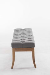 Sitzbank Ramses Stoff antik-hell 120 - grau