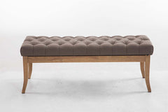 Sitzbank Ramses Stoff antik-hell 120 - taupe