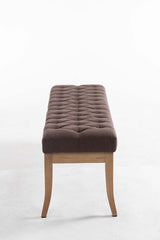 Sitzbank Ramses Stoff antik-hell 150 - braun