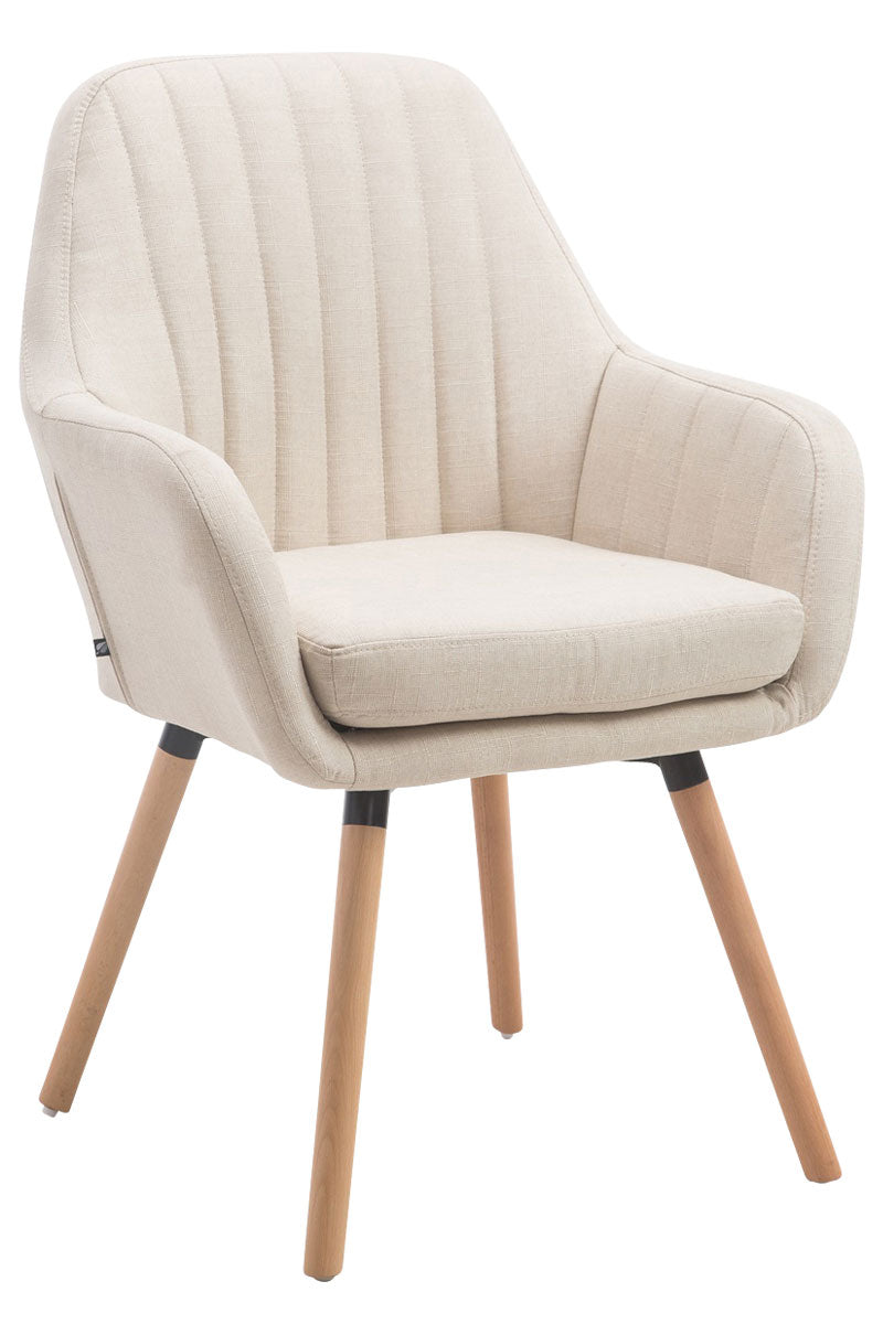 Stuhl Florian Stoff Natura - creme
