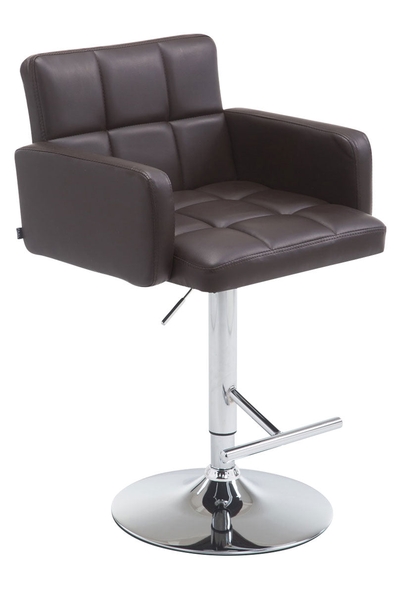 Barhocker Los Angeles Kunstleder C - braun