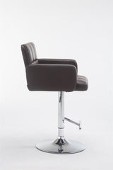 Barhocker Los Angeles Kunstleder C - braun