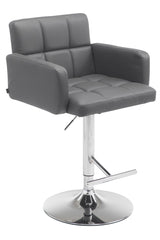 Barhocker Los Angeles Kunstleder C - grau