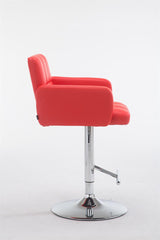 Barhocker Los Angeles Kunstleder C - rot