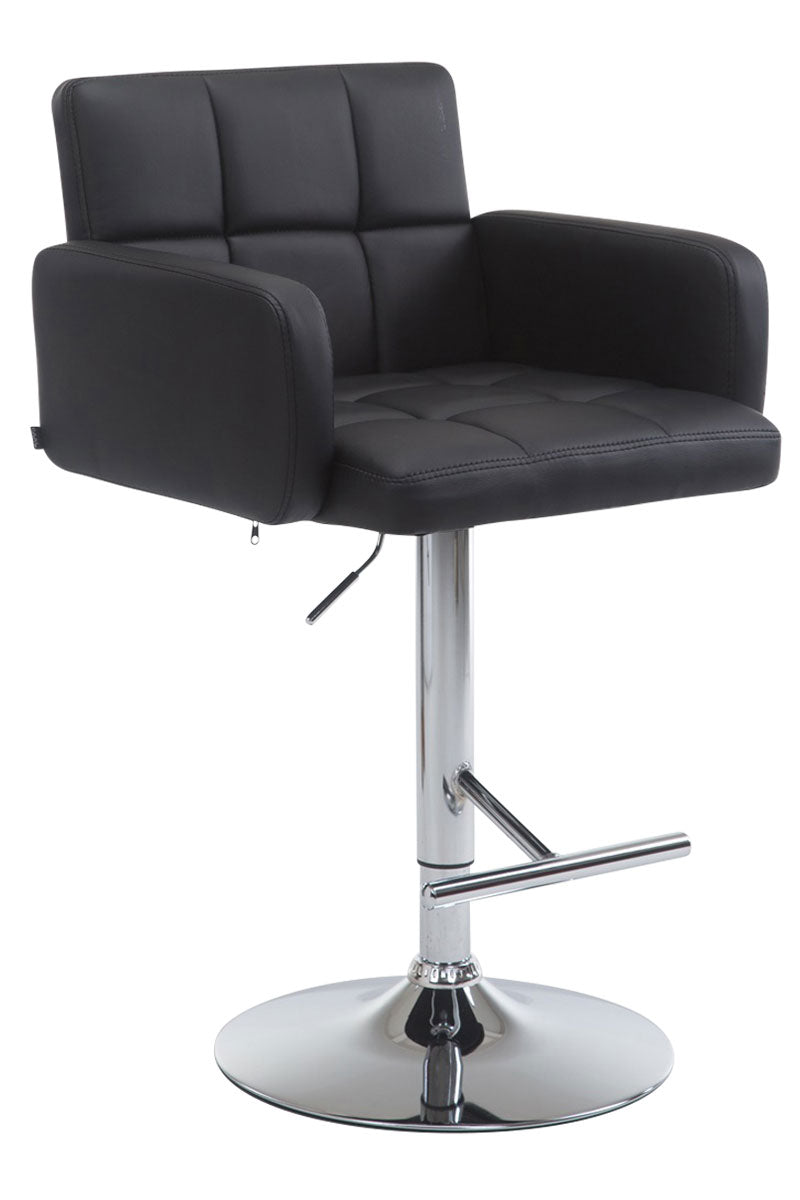 Barhocker Los Angeles Kunstleder C - schwarz