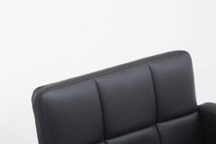 Barhocker Los Angeles Kunstleder C - schwarz