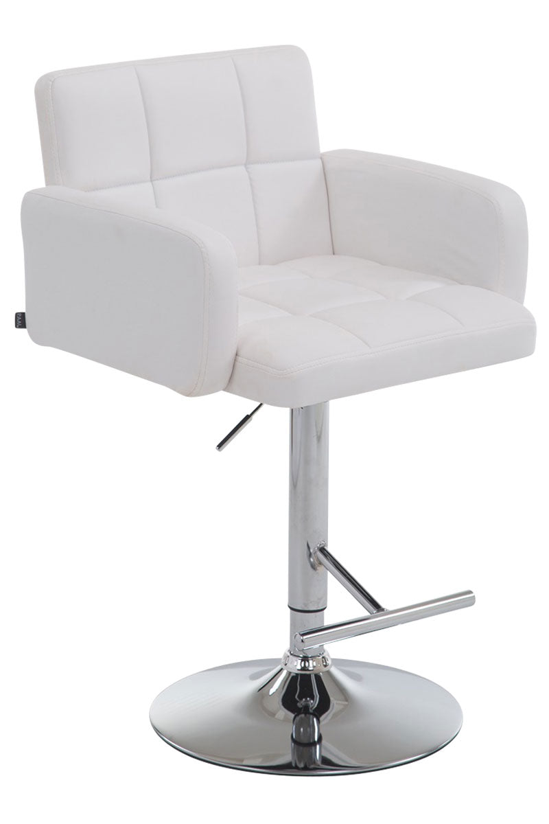 Barhocker Los Angeles Kunstleder C - weiß
