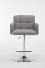 Barhocker Los Angeles Stoff C - grau