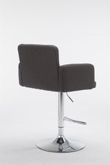 Barhocker Los Angeles Stoff C - dunkelgrau