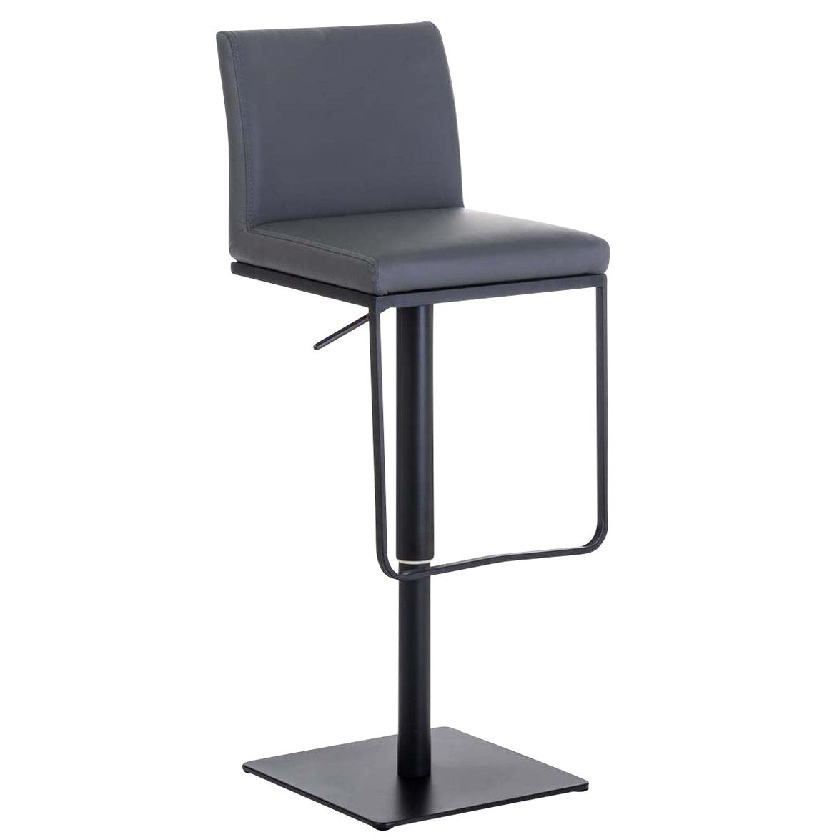 Barhocker Panama B Kunstleder - grau - InfinityMarket
