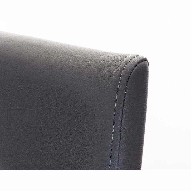 Barhocker Panama B Kunstleder - grau - InfinityMarket