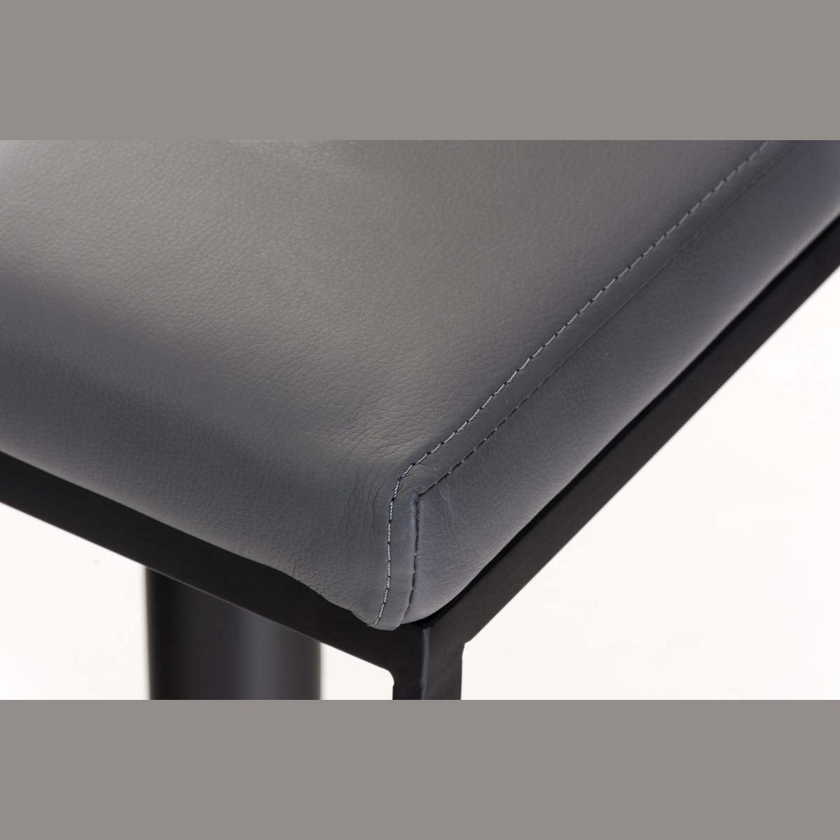 Barhocker Panama B Kunstleder - grau - InfinityMarket