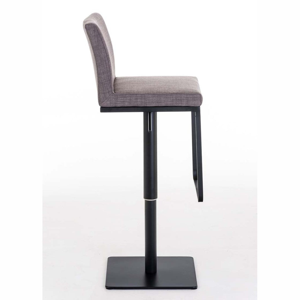 Barhocker Panama B Stoff - grau - InfinityMarket