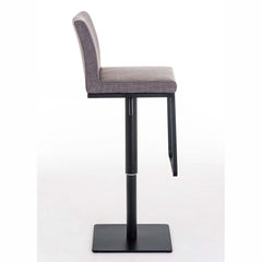 Barhocker Panama B Stoff - grau - InfinityMarket