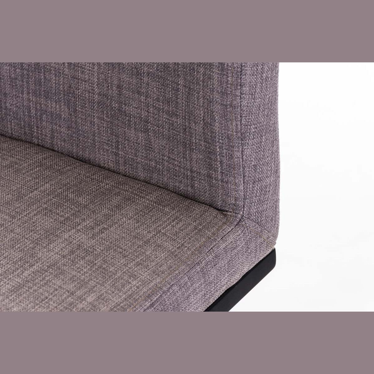 Barhocker Panama B Stoff - grau - InfinityMarket