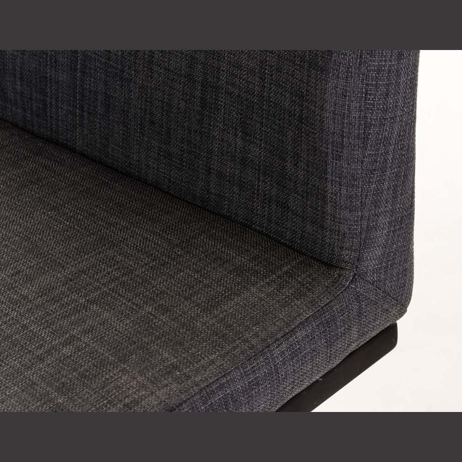Barhocker Panama B Stoff - dunkelgrau - InfinityMarket