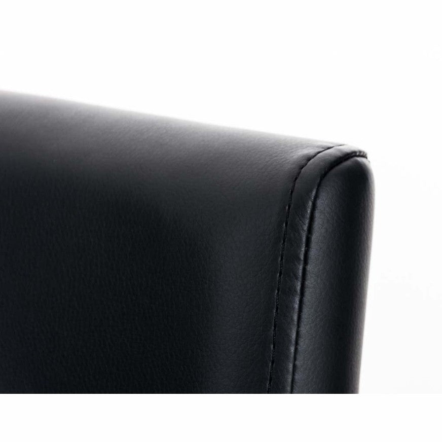 Barhocker Panama W Kunstleder - schwarz - InfinityMarket