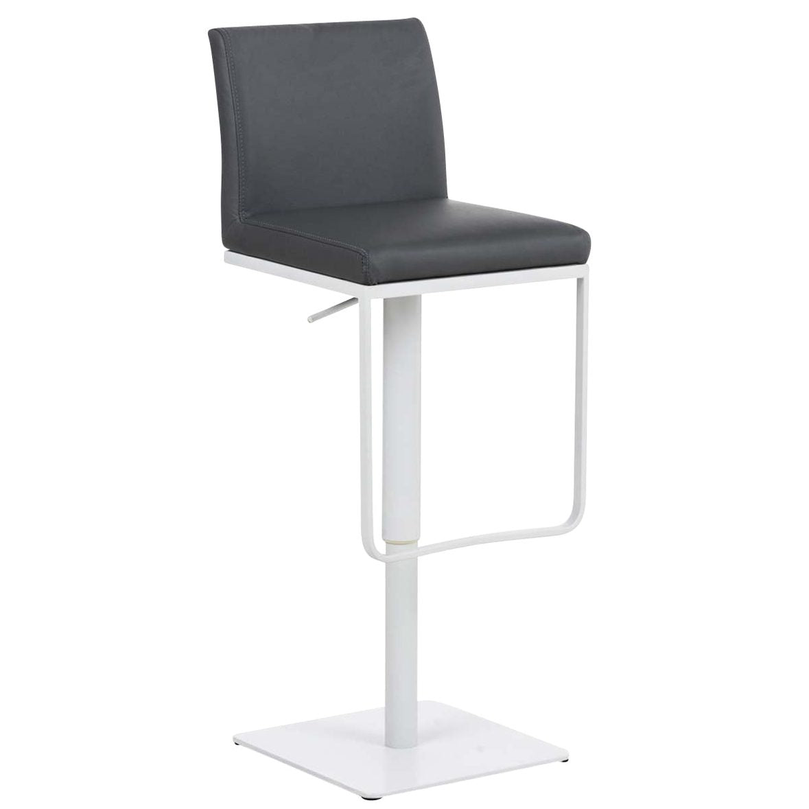 Barhocker Panama W Kunstleder - grau - InfinityMarket
