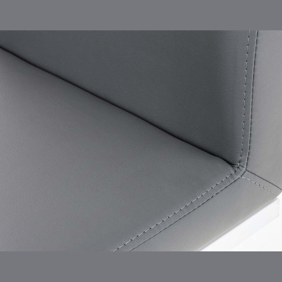 Barhocker Panama W Kunstleder - grau - InfinityMarket