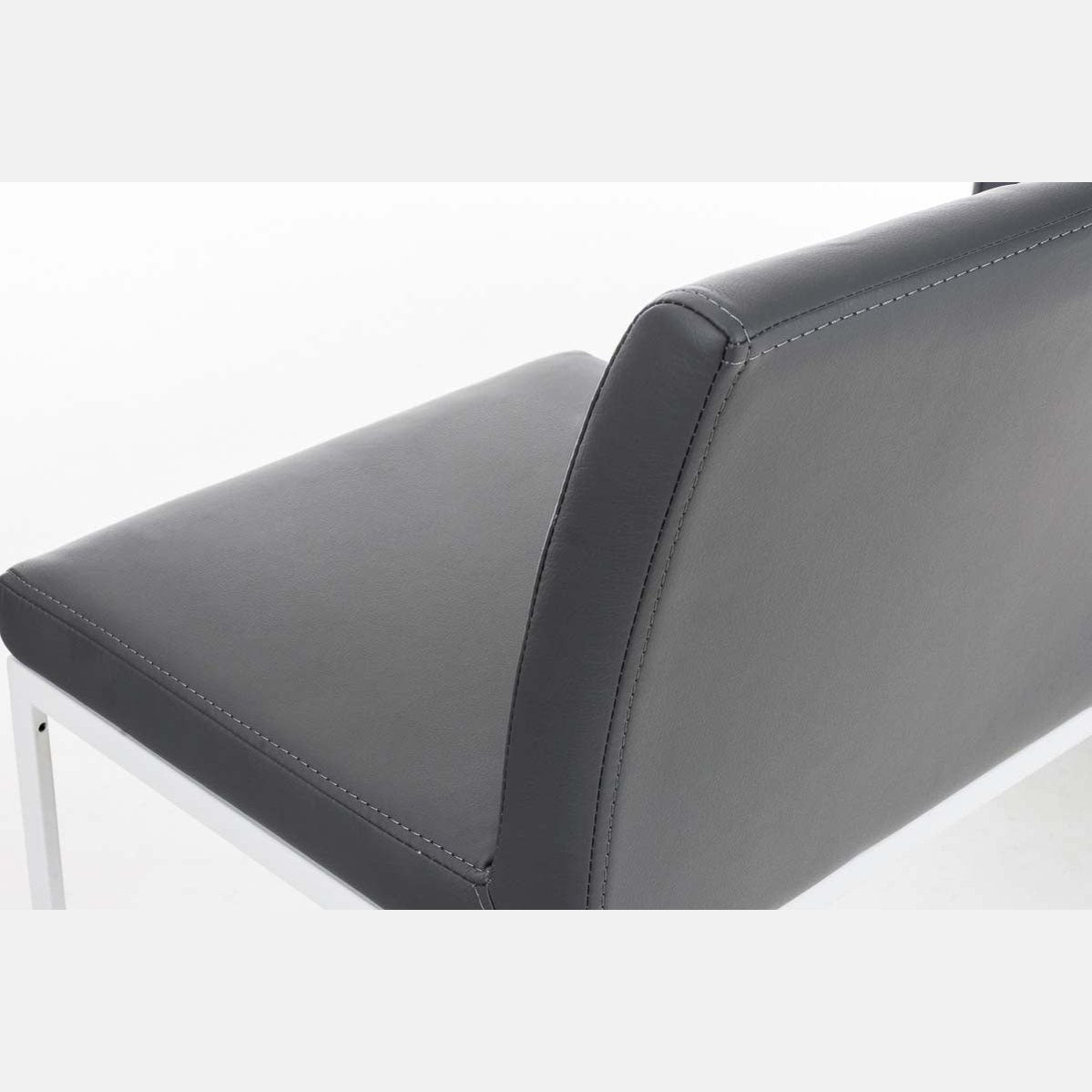 Barhocker Panama W Kunstleder - grau - InfinityMarket