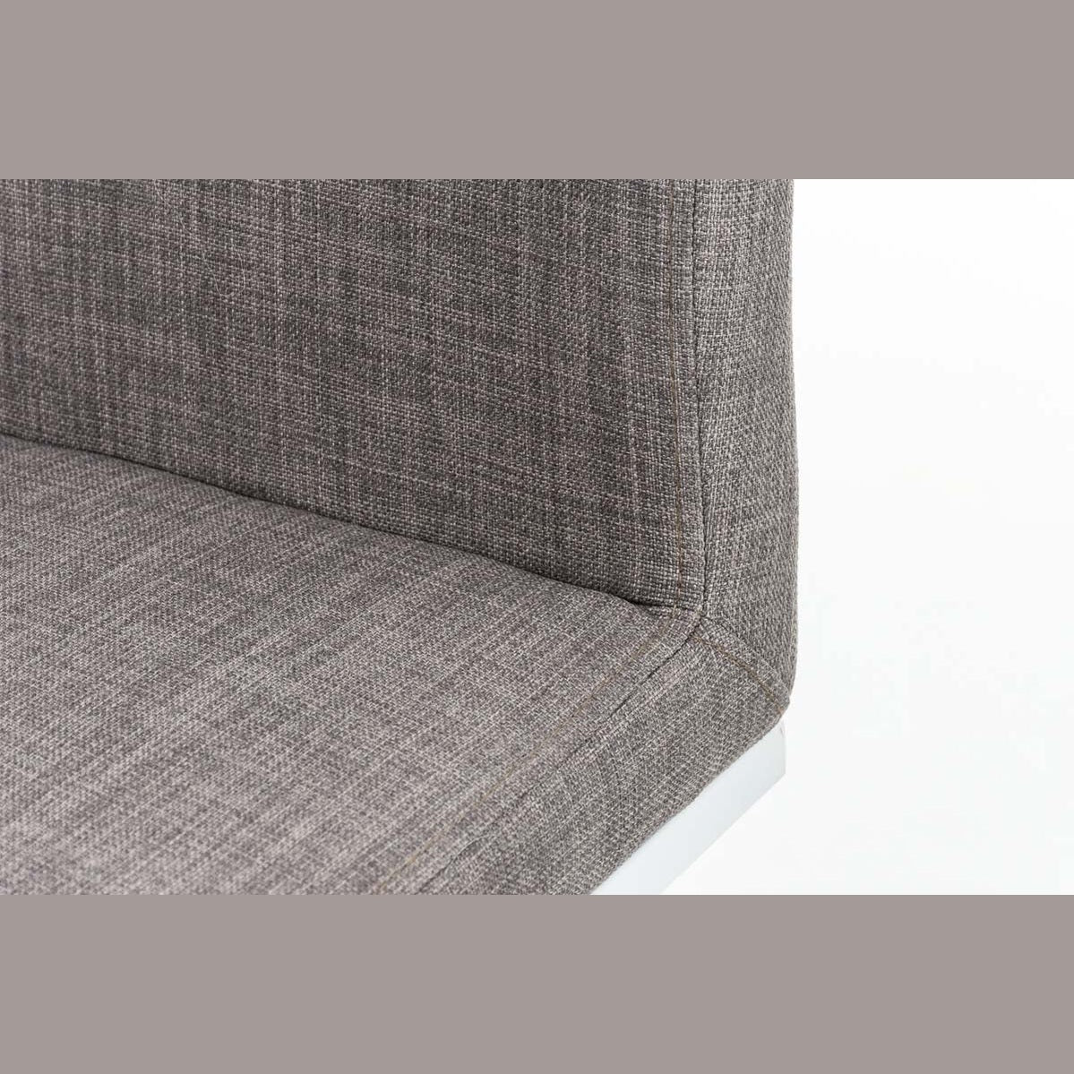Barhocker Panama W Stoff - grau - InfinityMarket