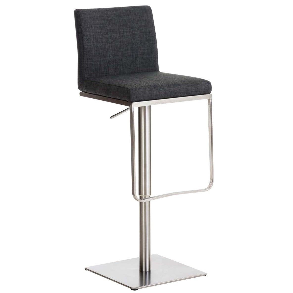 Barhocker Panama E Stoff - dunkelgrau - InfinityMarket