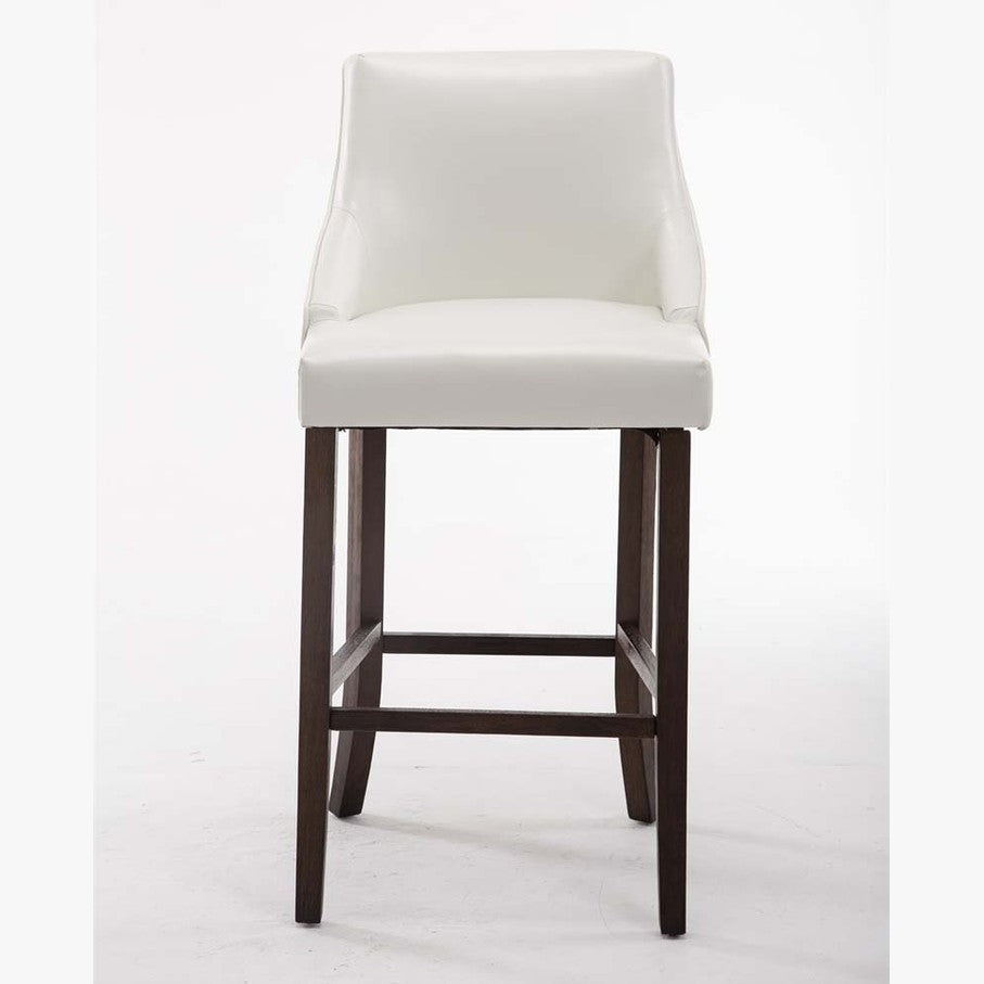 Barhocker Innsbruck antik-dunkel - weiß - InfinityMarket