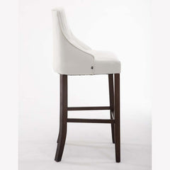 Barhocker Innsbruck antik-dunkel - weiß - InfinityMarket