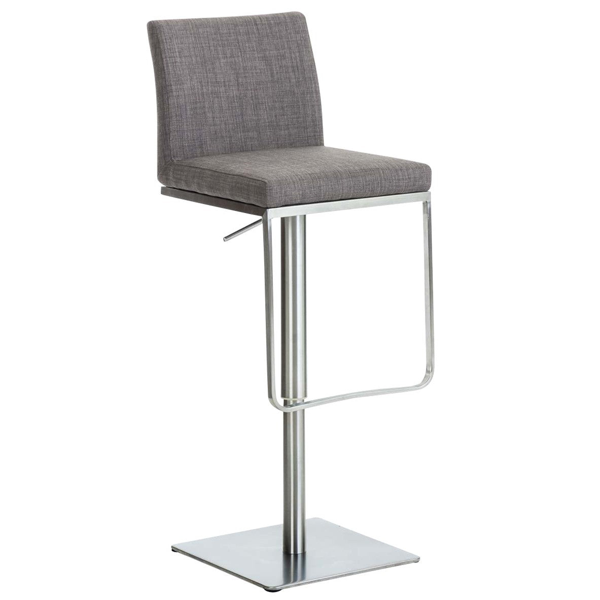 Barhocker Panama E Stoff - grau - InfinityMarket